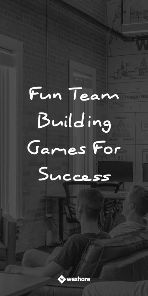 Fun Team Building Games for Success Sports Team Building, Fun Team Building Games, Employee Appreciation Board, Good Teamwork, Team Builders, Team Building Games, Building Activities, Marketing Concept, Building Games