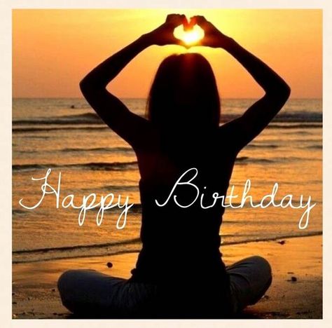 Happy Birthday - your meditating souls day Happy Birthday Spiritual, Happy Birthday Yoga, Birthday Spiritual, Happy Birthday Friend Funny, Happy Birthday Flowers Wishes, Souls Day, Funny Happy Birthday Wishes, Birthday Wishes Greetings, Birthday Greetings Friend