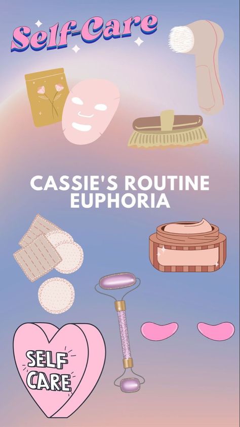 Self care, euphoria, Cassie from Euphoria Cassie Skincare Euphoria, Cassie Euphoria Routine, Cassie Skincare, Cassie Ho, Cassie Skins, Glass Skin, Self Care Routine, Favorite Products, Beauty Care