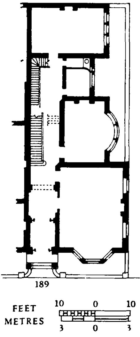 Buildings of the Domestic Revival and later | British History Online British House Plans, Old British House, British House Design, Georgian House Plans, Townhouse Plans, British House, House Plans Ideas, Georgian House, Block Of Flats