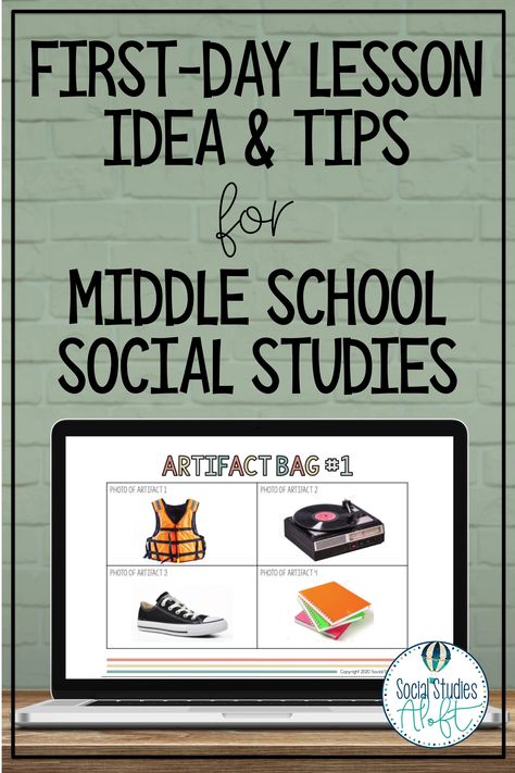 Easy-to-use tips for planning an engaging and memorable first lesson of the year for your Middle School Social Studies class whether you are teaching digitally or in-person, plus an awesome lesson idea for your first day teaching 6th grade, 7th grade, or 8th grade. #socialstudies #middleschool #socialstudieslesson #distancelearning #backtoschool Teaching About Culture Social Studies, Fun History Lessons, Social Studies Get To Know You Activity, Civics Projects Middle School, Teaching History Middle School, Social Studies Games Middle School, Geography Lesson Plans Middle School, Secondary Social Studies, Sixth Grade Social Studies