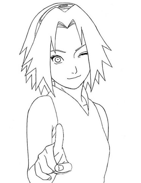 Fun Naruto coloring pages for your little one. They are free and easy to print. The collection is varied for different skill levels. Pin it. #coloringpages #freeprintables #naruto Naruto Drawings Easy, Sakura Anime, Coloring Drawing, Naruto Sketch Drawing, Anime Lineart, Naruto Sketch, Naruto Drawings, Drawing Simple, Anime Drawings Tutorials