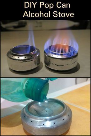 Soda Can Stove, Diy Heater, Alcohol Stove, Portable Stove, Cooking Stove, Survival Life Hacks, Survival Shelter, Pop Cans, Rocket Stoves