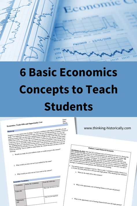 Calling all economics teachers! Explore essential content with this post featuring 6 basic economics concepts tailored for high school students. Discover engaging lesson ideas to make economic principles come to life in your classroom. Elevate your teaching approach and empower your students with fundamental economic knowledge. #BasicEconomics #HighSchoolTeaching #EconomicsConcepts Economics Lessons College, Economics Lessons High School, Middle School Economics, High School Economics, Economic Principles, Teaching Economics, Government Lessons, Basic Economics, Teaching Government