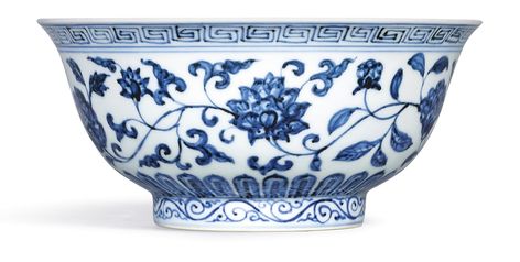 bowl ||| sotheby's hk0867lotb3n98en Ming Dynasty Pottery, Chinese Porcelain Pattern, Chinese Bowl, Kintsugi Art, Chinese Bowls, Chinese Porcelain Vase, China Bowl, Floral Bowls, Blue And White Porcelain