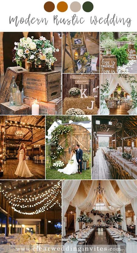 Rustic Inside Wedding, Wedding Vines Decor, Cheap Rustic Wedding Ideas Decorations, Wood Themed Wedding Centerpieces, Fall Wedding Ideas 2023, Farm Wedding Ideas Country Reception, Cute Rustic Wedding Ideas, Wedding Dress Rustic Romantic, Country Style Wedding Ideas Decoration