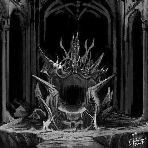 Devils Throne, Hades Castle, Wizard Ideas, Dnd Backgrounds, Fantasy Wizard, Concept Art Tutorial, Throne Chair, Throne Room, Hades And Persephone