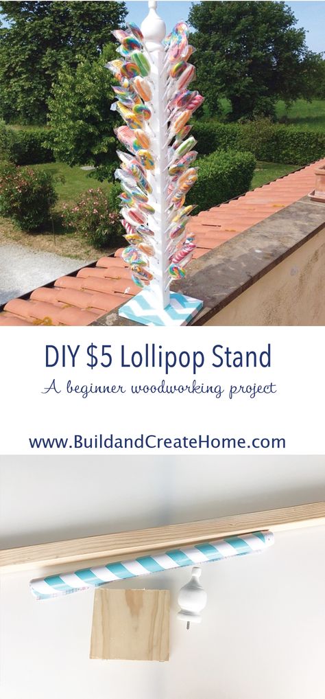 Lollipop Display Diy, Sucker Stand Diy, Sucker Holder Display, Sucker Display Diy, Christmas Tree Sucker Holder, Diy Sucker Stand, Lollipop Stand Diy Display, Lollipop Tree Diy, Sucker Display Ideas