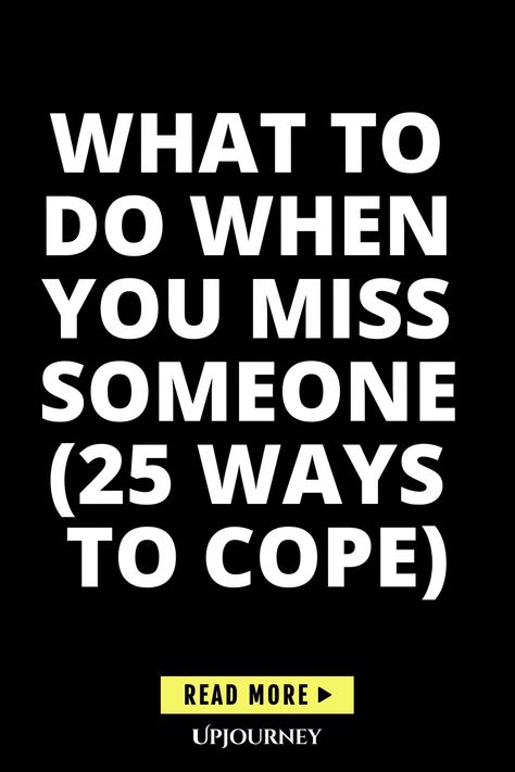 Explore 25 effective ways to cope when you miss someone dearly. Whether it's a friend, family member, or partner, these strategies can help ease the pain of separation. From staying connected virtually to engaging in self-care activities, there are various ways to navigate through feelings of longing and nostalgia. Discover healthy coping mechanisms that can provide comfort and solace during times of missing someone special. Try incorporating these tips into your routine to manage those emotions What To Do When You Miss Someone, Missing Someone Special, Work Etiquette, Miss Someone, Psychology Terms, Friendship And Dating, Relationship Psychology, Missing Someone, Life Questions