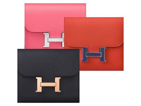 Hermès Constance Compact Wallet Constance Slim Wallet, Hermes Constance Wallet To Go, Hermes Kelly To Go Wallet, Cardholder Wallet Hermes, Hermes Wallet, Compact Wallet, Hermes Constance, Cross Body, Wallets