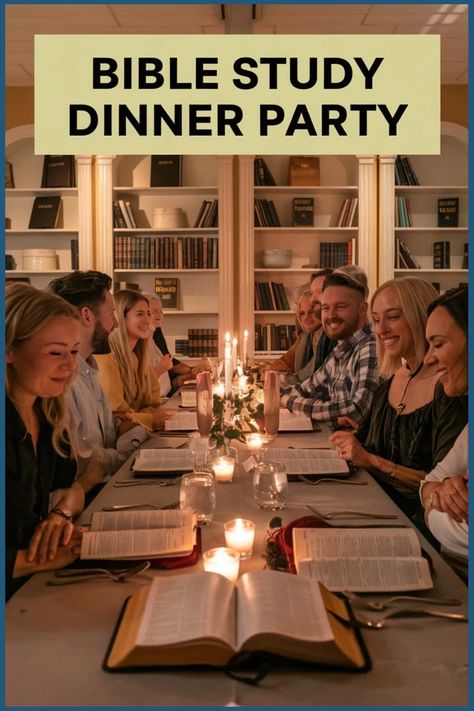 Group of people gathered around a table with candles and open Bibles for a Bible study dinner party. Host Bible Study, Bible Study Picnic Ideas, Bible Study With Friends, Couples Bible Study, Women Small Group, Harvest Bible, Closing Prayer, Small Group Bible Studies, Group Dynamics