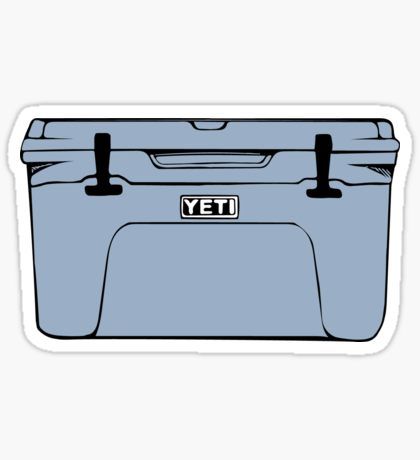 "Yeti Cooler" Stickers by WillMacadoo | Redbubble Yeti Cooler Stickers, Cooler Stickers, Yeti Cooler, Yeti Coolers, Cooler Box, Website Services, Student Discounts, Grizzly Bear, Glossier Stickers