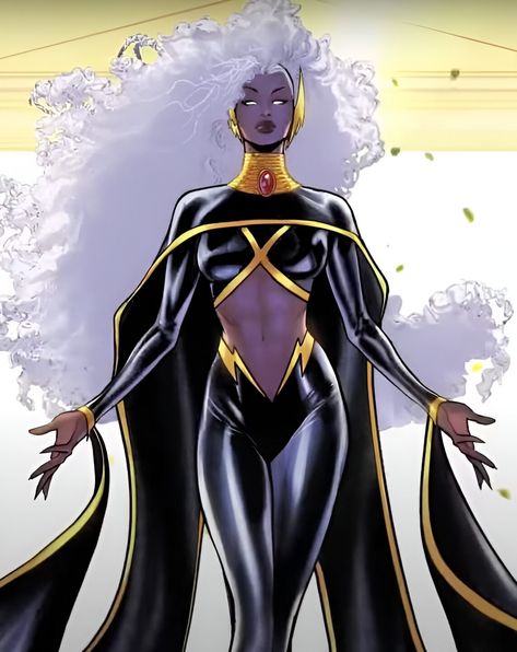 Storm (Ororo Munroe) - X MEN X Men Armor, Storm X Men Art, Ororo Munroe Comic, Storm Xmen Cosplay, Marvel Storm, Storm X Men Comic, Storm Marvel Art, Xmen Storm Art, Storm Xmen Comic