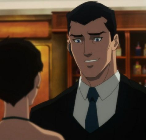 Justice League Bruce Wayne, Batman X Y/n, Bruce Wayne Cartoon, Dcamu Batman, Bruce Wayne Animated, Bruce Wayne Justice League, Young Justice Robin, All Batmans, Batman Cartoon