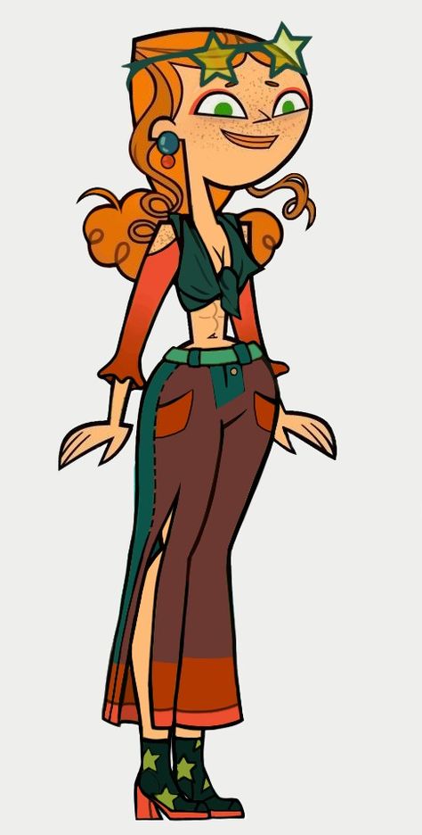 Total Drama Island Self Insert, Total Drama Sprites, Total Drama Edited Characters, Heather Tdi Redesign, Tdi Izzy Fanart, Gwen Redesign Total Drama, Total Drama Island Redesign, Tdi Redesigns, Total Drama Redesign