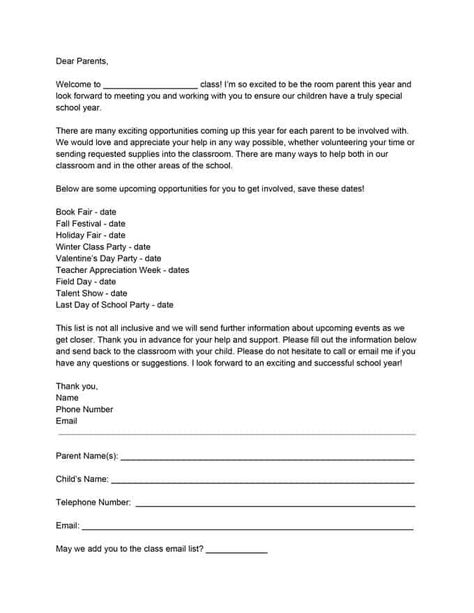 Start the school year off right with these free Room Parent Printables. It's hard being a room mom or dad, make it easier with this customizable room parent introduction letter and teacher favorite things questionnaire. Classroom Mom Duties, Room Mom Letter, Mom Letters, Teacher Questionnaire, Homeroom Mom, Class Mom, Co-parenting, Parenting Printables, Welcome To Class