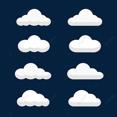 Cloud Clipart, Cloud Illustration, Cloud Vector, Free Cloud, Mural Ideas, Png Hd, Blue Sky Background, Cloud Drawing, Clouds Pattern