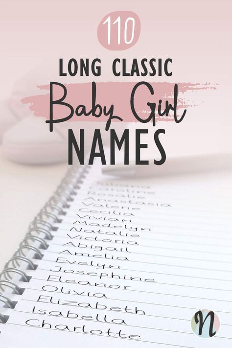 Long classic baby girl names Long Girl Names, Charlotte Name, Elegant Girl Names, Italian Girl Names, Classic Girls Names, Top Baby Girl Names, Charlotte Baby, Classic Names