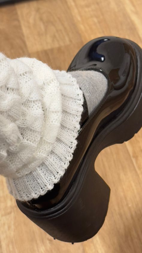 Mary janes, mary janes shoes, mary janes shoes outfit, mary janes with leg warmers, mary janes leg warmer, mary janes outfit, cute shoes, shoe inspo, shoes for women, mary janes with socks, shoes aesthetic, shoes for women, aesthetic shoes, shoes to buy, black shoes, black shoes aesthetic, black shoes for women Mary Janes With Leg Warmers, Mary Janes Shoes Outfit, Shoes Aesthetic Black, Mary Janes With Socks, Shoes For Women Aesthetic, Black Shoes Aesthetic, Leg Warmers Shoes, Shoes Leg Warmers, Aesthetic Black Shoes