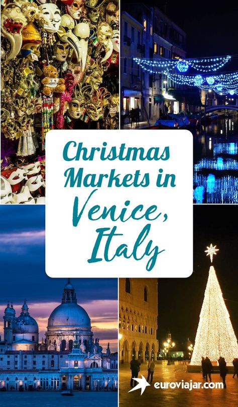 Christmas Europe, Venice In Winter, Venice Italy Food, Europe Christmas, Christmas Travel Destinations, Venice Shopping, Christmas In Italy, Schools Around The World, Christmas Destinations