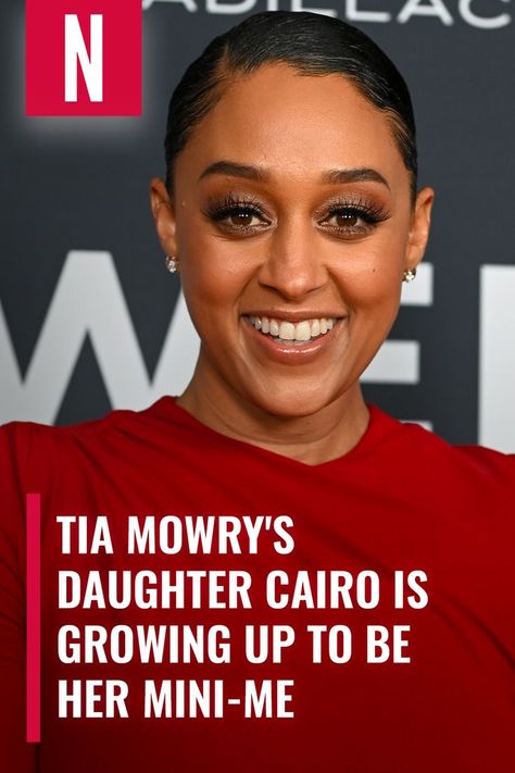 "Sister Sister" star Tia Mowry's daughter Cairo is growing up to look just like her famous mom, and the seven-year-old seems to have her sense of humor too. #TiaMowry #Actresses Sister Sister, Sense Of Humor, Mini Me, The Seven, Cairo, Growing Up, Year Old, To Look, Swift