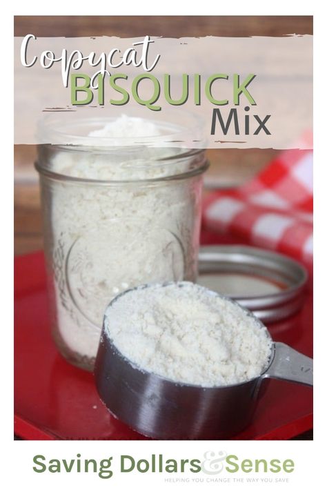 Homemade Bisquick Mix Recipe, Copycat Bisquick, Homemade Bisquick Recipe, Pie Business, How To Make Bisquick, Bisquick Mix Recipe, Bisquick Dumplings, Bisquick Recipe, Dehydrated Meals