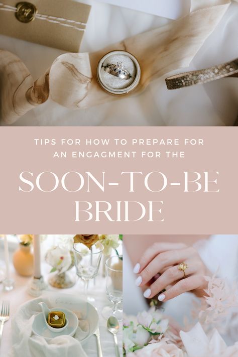 Click through to read alllllll about prepping for your engagement! 💍😍....... #maggiesottero #maggiesotteroweddingdress #weddingdress #wedding #engagement #engaged #engagementring #weddingplanning #weddingadvice #weddingchecklist #engagedaf #engaged2021 #engaged2022 #marriage #marriageproposal #proposal #proposalideas #weddingring #weddingband #engagementparty Pre Engagement Checklist, Engagement Preparation Ideas, Engagement Party Planning, Pre Engagement, Long Engagement, Ring Selfie, Engagement Season, Planning Checklist, Wedding Planning Checklist