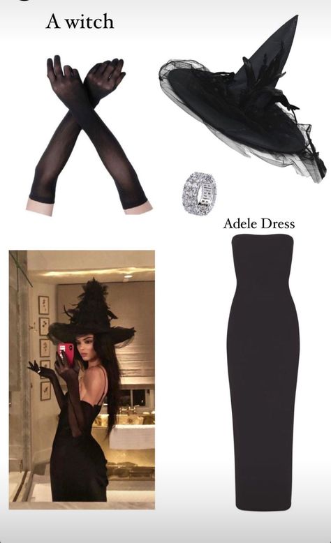 Hot Witch Costumes For Women, Halloween Fashion Outfits, Black Dress Halloween Costume, Horror Halloween Costumes, Classy Halloween Costumes, Halloween Coustumes, Witch Costumes, Pretty Halloween Costumes, Halloween Party Outfits