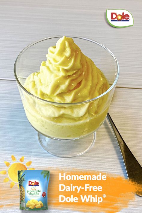 Vegan Dole Whip Recipe, Pineapple Dole Whip, Dole Whip Recipe, Dairy Free Treats, Whip It, Dole Whip, Party Food And Drinks, All Recipes, Coconut Recipes