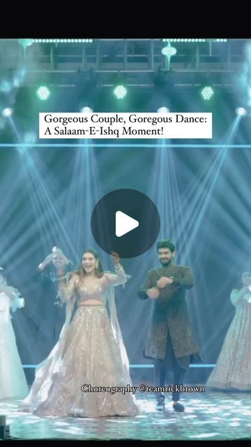 𝓡𝓲𝓬𝓴 𝓑𝓻𝓸𝔀𝓷 on Instagram: "Goregous Couple, Goregous Dance: A Salaam-E-Ishq Moment!

Choreography @teamrickbrown 
Assistants @lockboi_shubhu @liklock_bluefire_crew @shaijalll 
Wedding social media @whatashot.weddings 

[choreography, Sangeet, Dance, Bride, Groom]" Dance In Wedding, Wedding Social Media, Dance Reels, Couple Dance, Wedding Dance Songs, Sangeet Dance, Wedding Social, Wedding Dance, Dance Choreography