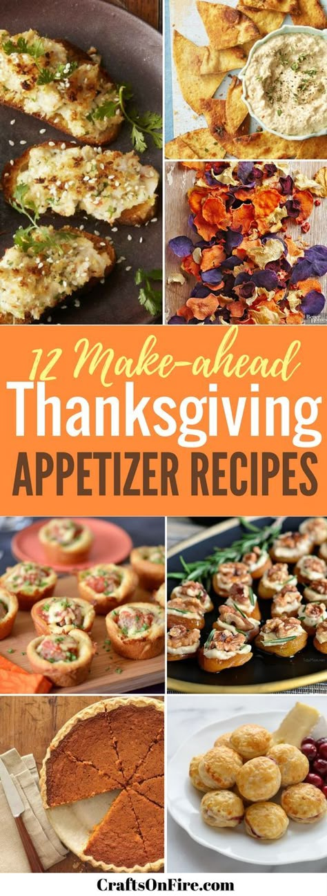 This is EXACTLY what I've been looking for! Fantastic Thanksgiving appetizer recipe that can be make in advance. Saves me so much of time! They also taste AMAZING. Thanksgiving Entree, Thanksgiving Appetizers Easy, Appetizers Ideas, Thanksgiving Appetizer, Thanksgiving Appetizer Recipes, Best Thanksgiving Recipes, Thanksgiving Treats, Thanksgiving Dishes, Recipes Thanksgiving