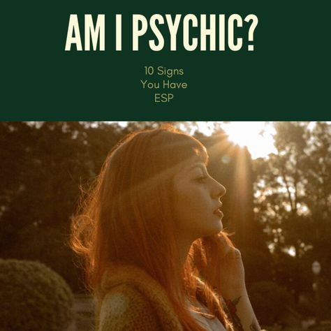 Having premonitions? Hearing voices or seeing shadows out of the corner of your eye? Maybe you have extra-sensory perception? Am I Psychic, Aura Energy, Psychic Gifts, Hearing Voices, Sixth Sense, Swim Meet, Interesting People, Psychology Facts, Interesting Stuff