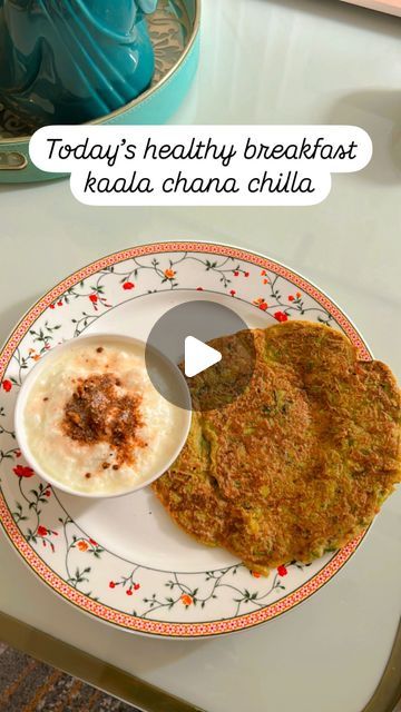 Nehafun&fitness🤸‍♂️🧘‍♀️ on Instagram: "High protein weightloss recipe 
Kala chana chilla
.
.
.
#healthyfood #weightlossrecipes #weightloss" Kala Chana Recipe, Chana Recipe, High Protein, Healthy Breakfast, Healthy Recipes, Bread, On Instagram, Instagram