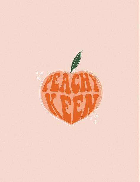 Peach Illustration Graphics, Peach Illustration Cute, Peach Logo Design, Family Tree Graphic, Peachy Clean, Peach Poster, Peach Items, Peach Illustration, Peach Graphic