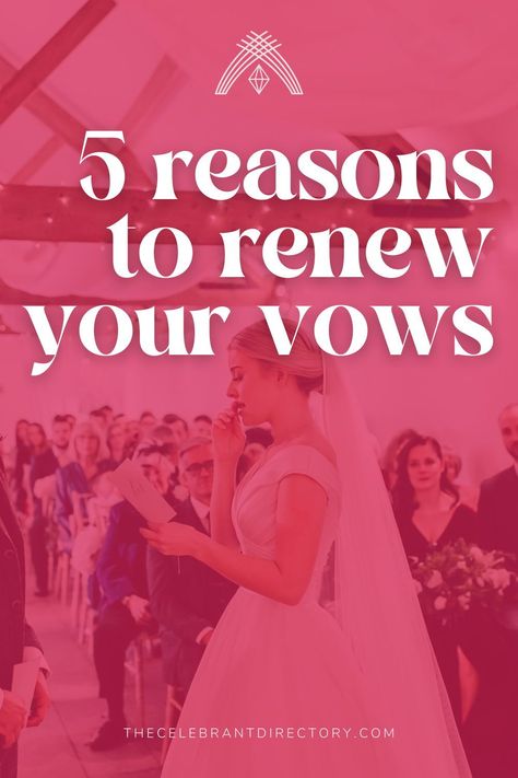 Discover 5 reasons why couples choose to renew their wedding vows | Renewing your vows ideas | Vow renewal ceremony | Vow renewal ideas | Renew your vows ideas | Simple Vow Renewal Dress, Vow Renewal Ceremony Script, Second Wedding Dress Ideas, Vow Renewal Checklist, Renew Vows Ideas, Renewing Vows Ideas, Renewal Wedding Ideas, Renewal Of Vows Ceremony, Vow Renewal Cake