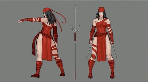 From Marvel Ultimate Alliance 3 Toy Makeover, Marvel Ultimate Alliance 3, Marvel Ultimate Alliance, Elektra Natchios, Spiderman, Concept Art, Character Art, Marvel, Comics