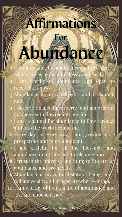 Prosperity Manifestation, Money Mantra Affirmations Wealth, Prosperity Intentions, Goddess Of Abundance, Images Of Abundance, Prayer For Wealth And Abundance, Prayer For Abundance And Prosperity, Abundance Tattoo Symbols, Manifest Abundance Wealth