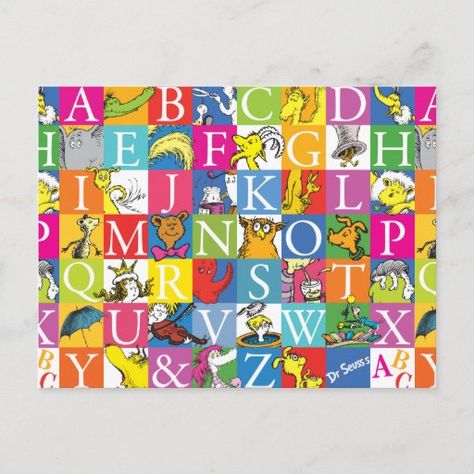 Dr. Seuss, Christmas Holiday Greetings, Pattern Poster, Abc Book, Paper Coaster, Square Paper, Block Lettering, The Alphabet, Letter Patterns