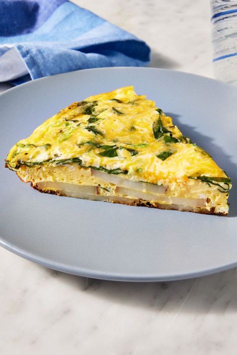 Potato Frittata Recipes, Potato Quiche, Recipes Quiche, Spinach Potato, Potato Frittata, Recipes Eggs, Tamale Recipe, Frozen Potatoes, Frittata Recipe