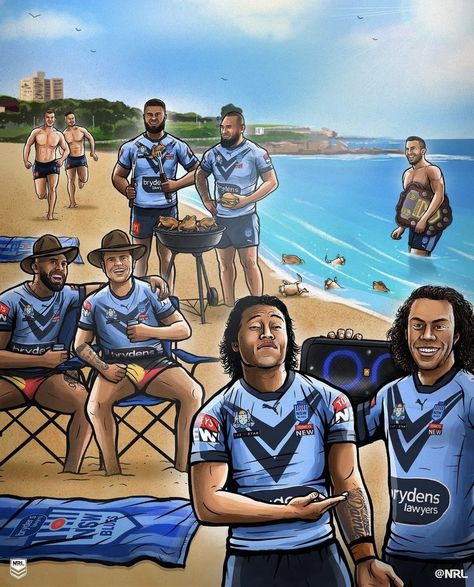 nsw blues SOO. Panthers Nrl, Nrl Bulldogs, Rugby Wallpaper, Broncos Wallpaper, Nsw Blues, Best Soccer Shoes, National Rugby League, Hot Rugby Players, Super Goku