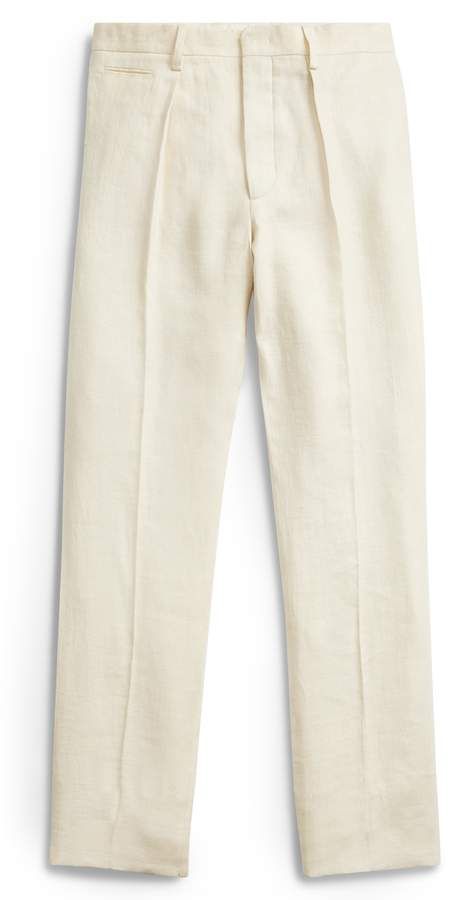 Ralph Lauren Slim Fit Linen Suit Trouser Mens Linen Dress Pants, Men Linen Suit, Linen Trousers Men, Linen Dress Pants, Pants Tailored, Minimalist Fashion Men, Trousers Details, Ralph Lauren Slim Fit, Mens Linen