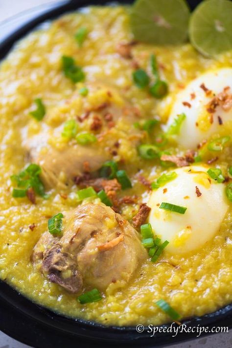 Chicken Arroz Caldo Recipe - speedyrecipe.com Arroz Caldo Recipe, Chicken Arroz Caldo, Caldo Recipe, Recipes Filipino, Guam Recipes, Food International, Chamorro Recipes, Korean Recipe, Filipino Pride