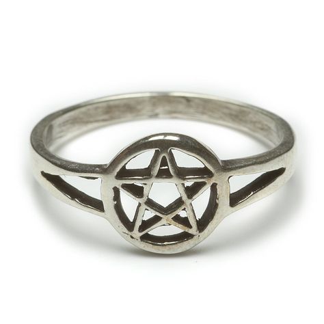 Metalhead Rings, Pentagram Ring, Pentagram Jewelry, Witch Ring, Witch Accessories, Witch Rings, Accesories Jewelry, Kids Rings, Magical Jewelry