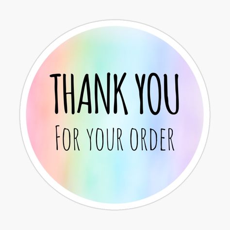 Logo Thank You For Order, Thank You For Your Order Stickers, Thank U Stickers, Dessert Logo, Spiderman Images, Frozen Birthday Theme, Happy Birthday Cake Pictures, Thank You Customers, Small Business Website