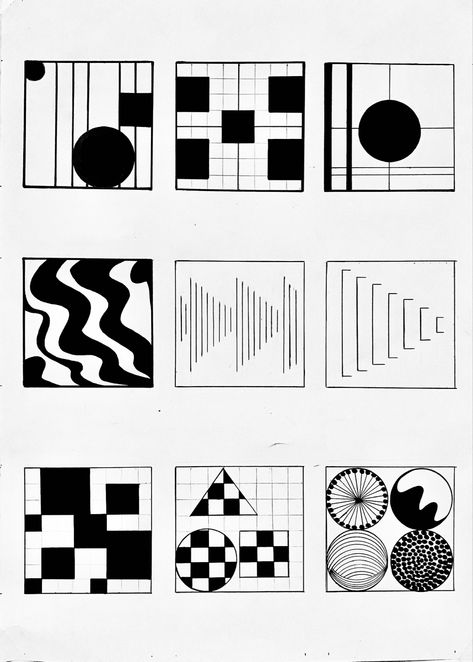 Principles Of Design Contrast, Basic Design Principles, Face Art Drawing, Interior Design Drawings, Geometric Shapes Art, Fashion Illustrations Techniques, Geometric Pattern Art, Zen Doodle Art, Art Basics