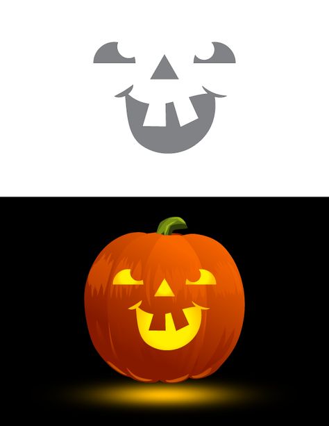 Printable Cute And Goofy Face Pumpkin Stencil Pumpkin Carving Printables Free, Pumpkin Carving Printables, Goofy Pumpkin, Faces Of People, Printable Pumpkin Stencils, Pumpkin Stencils Free, Halloween Pumpkin Stencils, Pumpkin Stencils, Goofy Face