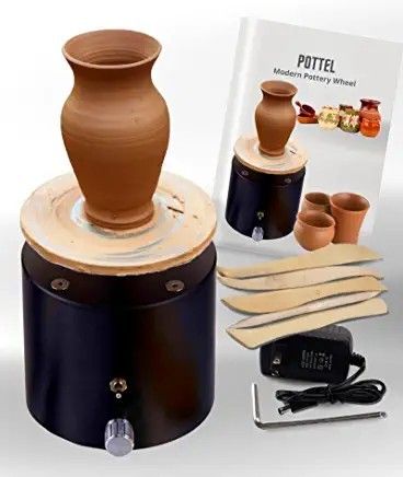 Pottery Wheel for Beginners, Adult Pottery Wheel, Mini Pottery Wheel, Small Pottery Wheel, Pottery Wheel Kit, Clay Machine, Clay Wheel, Pottery Kit, Ceramic Wheel, Potters Wheel, Pottery Set (Black) Kids Pottery Wheel, Mini Pottery Wheel, Clay Wheel, Electric Pottery Wheel, Wheel Pottery, Ceramic Wheel, Mini Pottery, Pottery Kit, Wheel Craft