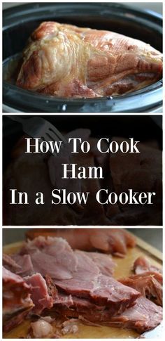 Ham Crockpot, Cook A Ham, Cooking Ham In Crockpot, Cook Ham, Slow Cooker Ham Recipes, Ham Recipes Crockpot, Boiled Ham, Fresh Ham, Roast Garlic