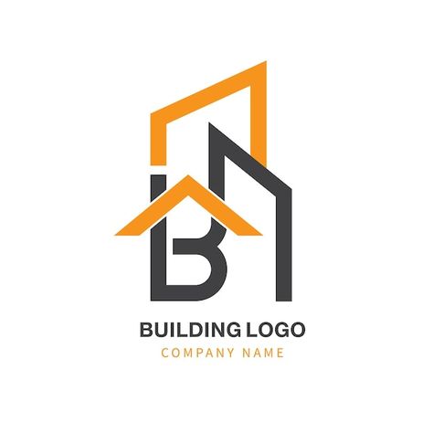 Vector building contracting engineering ... | Premium Vector #Freepik #vector Contracting Logos, Construction Building Logo, Building Materials Logo Design, Building Services Logo, Construction Companies Logo, Real Estate Logo, Company Names, Vector Photo, Graphic Resources