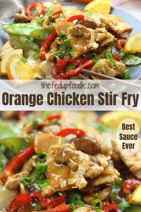 Stir Fried Veggies, Orange Chicken Stir Fry, Chicken Vegetable Stir Fry, Chicken Stir Fry Recipe, Top Dinner Recipes, Fried Veggies, Asian Stir Fry, Stir Fry Recipes Chicken, Citrus Chicken